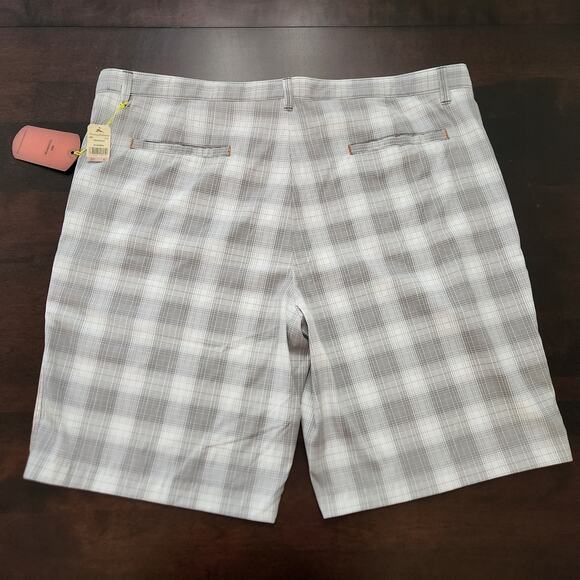 NWT Tommy Bahama Foreshadow Plaid Gray Shorts Size 42 - Picture 4 of 4